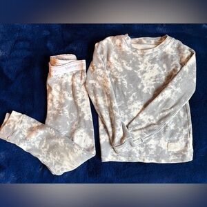 Gray Tie-Dye 4T kids Pajama Set